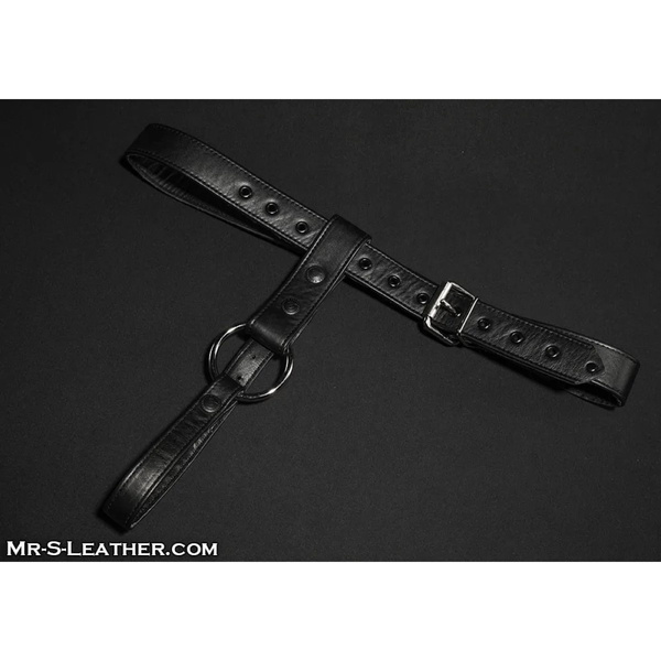 Mr-S-Leather Deluxe Non-Locking Butt Plug Harness L/XL