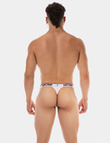 Stringi męskie Thong Miran White S Barcode