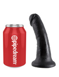 6' Cock Black Dildo Czarne 15Cm King Cock