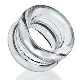 Naciagacz jąder [SIL/TPR] SQUEEZE SHORT Ballstretcher Clear Oxballs