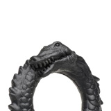 Creature Cocks Black Caiman Silicone Cock Ring