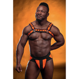 Neo Bold Color Bulldog Harness Orange S/M Mr-S-Leather