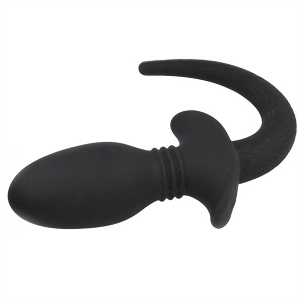Wibrujący psi ogonek Titus Silicone Vibrating Puppy Tail Small