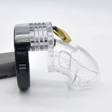 Пояс цнотливості регульований Alpha Cage Chastity Cage Clear Brutus