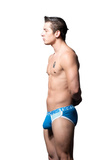 Almost Naked Retro Brief Royal/Aqua Xl Andrew Christian