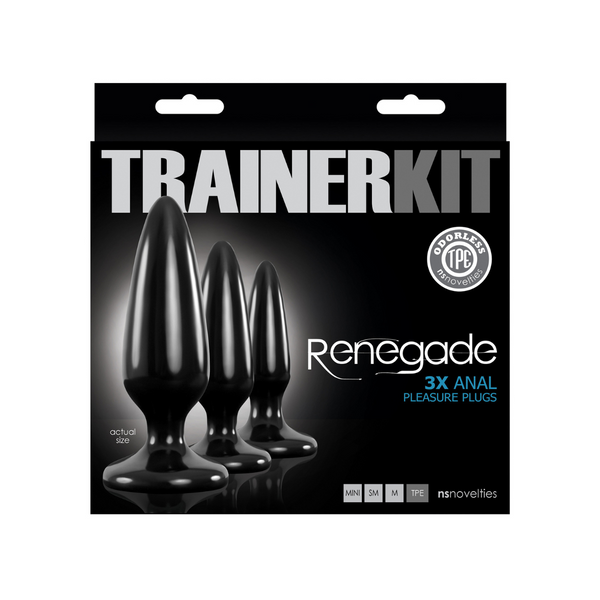 NS Novelties Renegade Pleasure Plug 3pc Trainer Kit