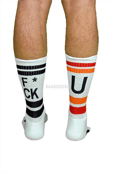 Fetyszowe skarpetki Aasssoxx Soxx Fuck U