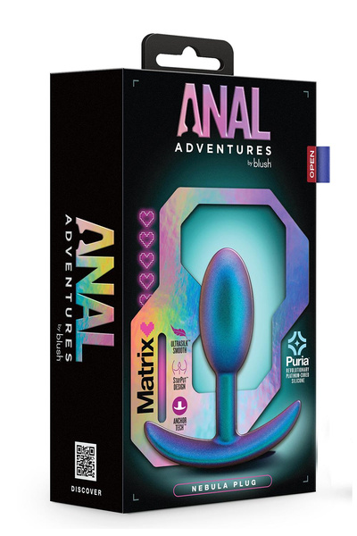 Matrix Nebula Plug Lunar Blue ANAL ADVENTURES Anal Plug