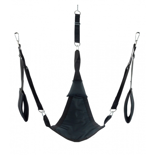 Triangle Fabric Sling Complete Set Black Mr. Sling