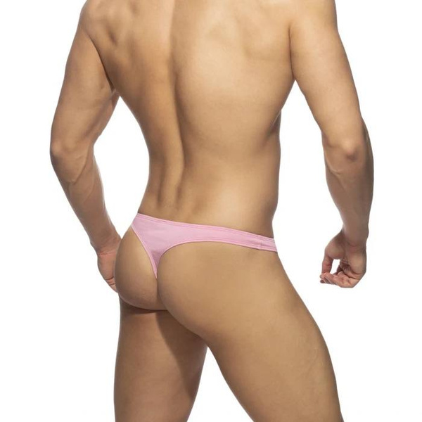 Stringi męskie Cotton Thong Baby Pink XL Addicted