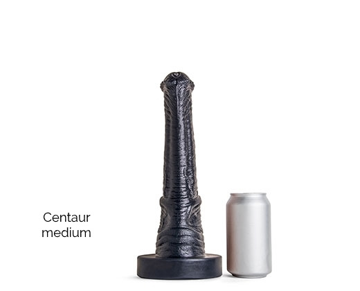 Dildo Centaur Soft/Vac U Lock Black M Mr Hankeys 