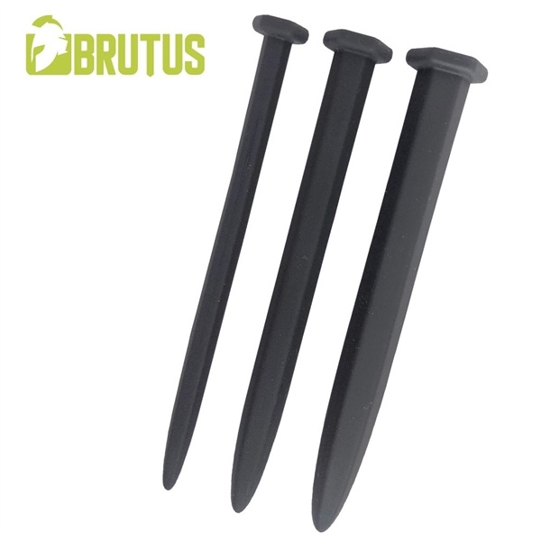 Набір 3 силіконових зонд для уретри Brutus Nailed It! 3 Pcs Smooth Silicone Sound Set