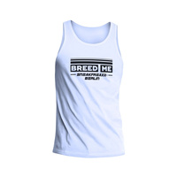 Tanktop Breed Me White M SneakFreaxx