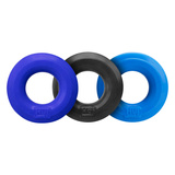 Hünkyjunk Huj Cockring 3-Pack Black Tar + Ice +Stone