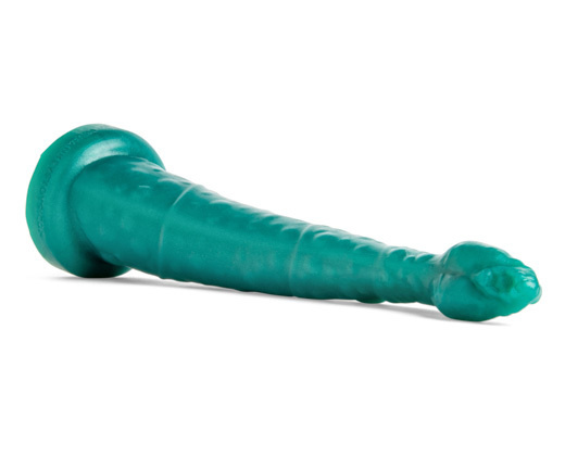 Mr Hankey's Fantasy Dildo Sigmaloid Med Metallic Green Vac M/L