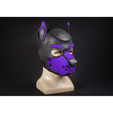 Mr-S-Leather Neoprene K9 Hood Purple M