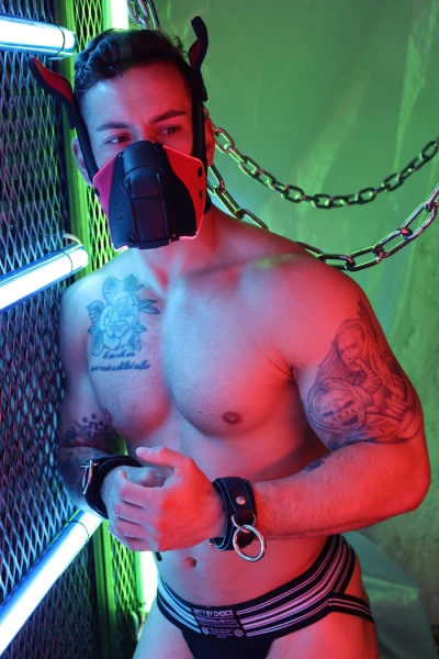 Maska Psa Poundtown Pup Mask 2.0 Red Breedwell