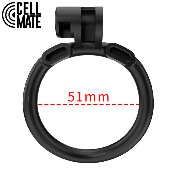 Centurion Chastity Cage Black Size 4 CELLMATE