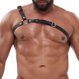 Serve Leather Style Harness Black L/Xl Mister B