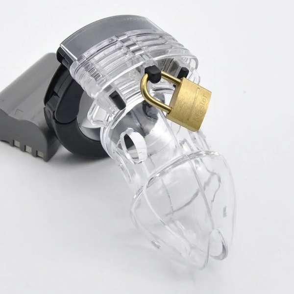 Пояс цнотливості регульований Alpha Cage Chastity Cage Clear Brutus