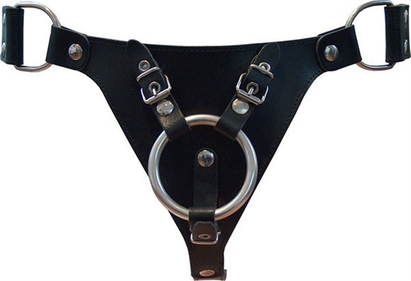 Skórzana uprząż na dildo Mister B Leather Dildo Harness Female 2XL