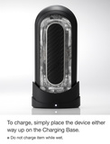 Masturbator Flip Zero Electronic Vibration Black Tenga