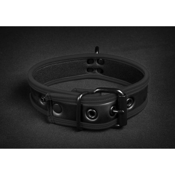 Neo Puppy Collar All Black L-Xxl Mr-S-Leather