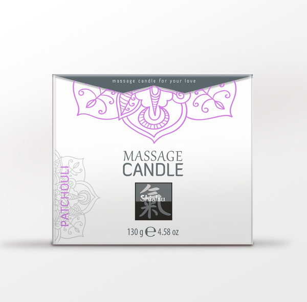  Massage Candle Patchouli 130g Shiatsu