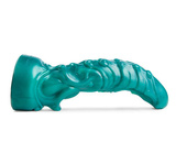 Mr Hankey's Fancy Dildo Oni Soft Metallic Green Vac L/XL