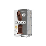 Silexd Silikonowe Dildo 19 cm Brown