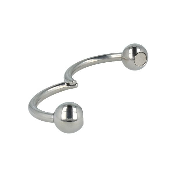 Pierścień erekcyjny Steel MAGNETIC HORSESHOE Cock Ring L Titus