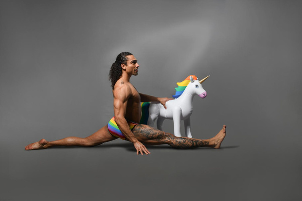 Andrew Christian Pride Stripe Brief Multi S