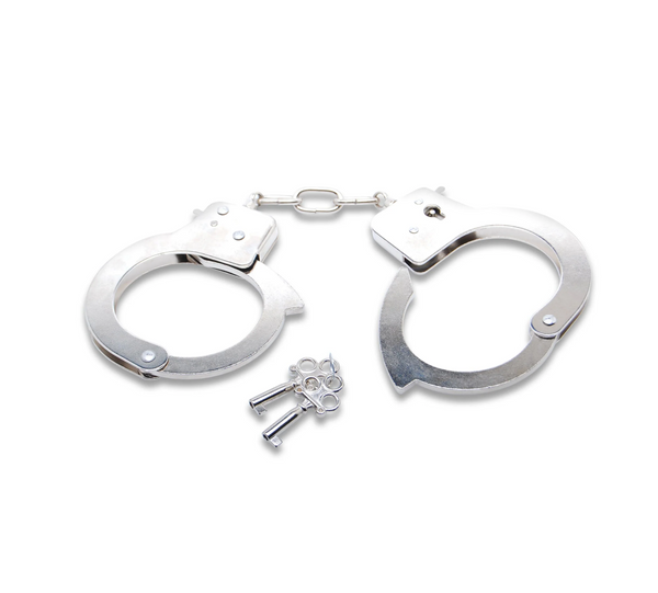 Kajdanki Fetish Fantasy Series Official Handcuffs Silver Pipedream
