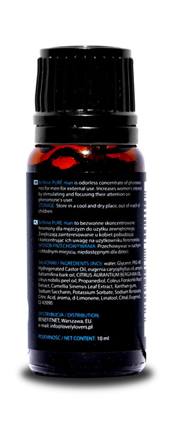 Bemine Pure For Man 10 Ml Lovely Lovers BeMINE Pure for Man 10 ml