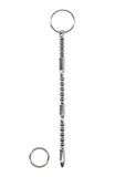 Metalowa sonda ze zmienną strukturą powierzchni Urethral Sounding Metal Ribbed Dilator with Ring