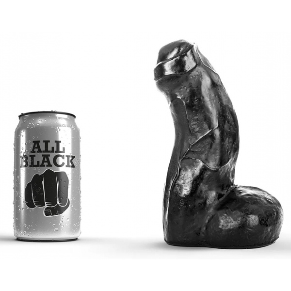 Дилдо AB03 Ted 12 x 5 cm All Black