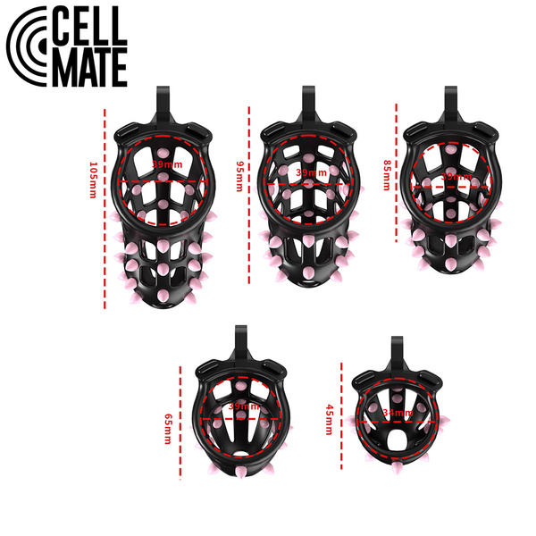 Pas cnoty FlexiSpike Chastity Cage Size 2 CELLMATE