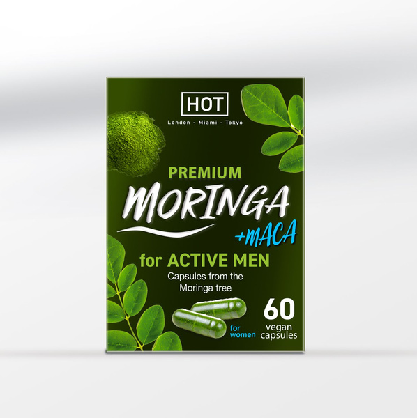 Premium Moringa Active Men Caps 60 Stk. Hot