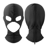 BDSMaster Open n°3 Black balaclava with zip