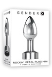 Korek analny Gender X Rockin Metal Plug Mini