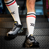 Boxer Football Sock White/red/black TOP