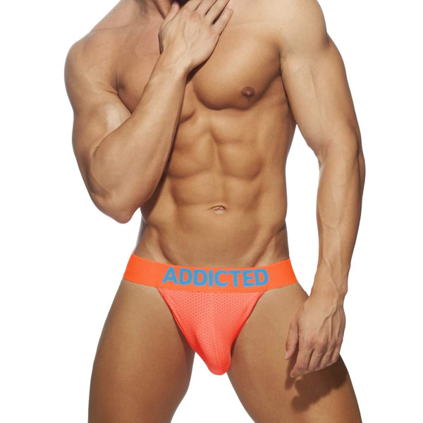 Сліп Ring Up Neon Mesh Bikini Neon Orange XL Addicted