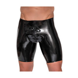Men's Latex Pants Zip black XL LateX