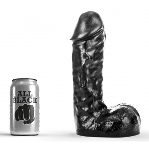 Dildo AB65 Pete 20 x 6cm All Black