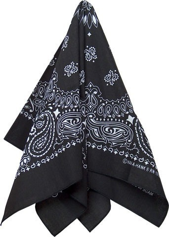 Czarna bandana Mister B Hanky Black
