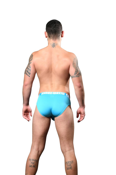 Slow Fashion Eco Collective Brief Aqua S Andrew Christian