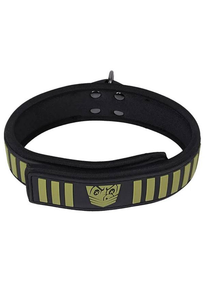Fort TroFF Tactical Collar and Leash Black/Green