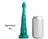 Mr Hankey's Fantasy Dildo Sigmaloid Med Metallic Green Vac XS