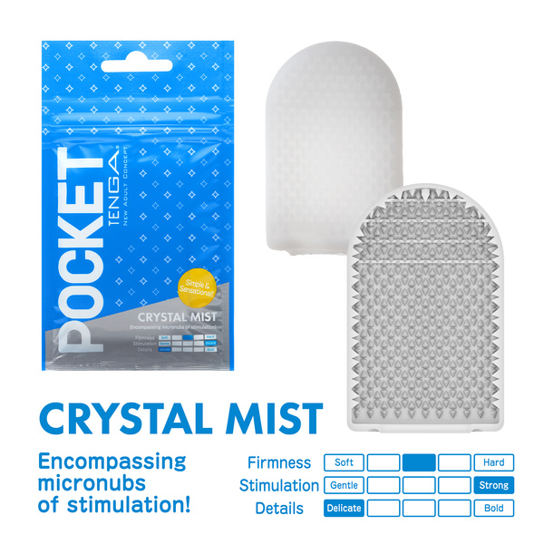 Masturbator Tenga Pocket Stroker Crystal Mist