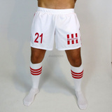 Aasssoxx Football Shorts White M
